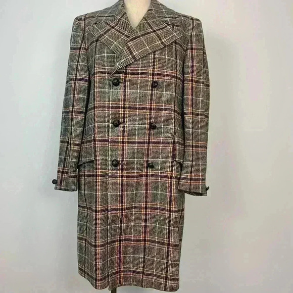 Vintage  1970s Simpsons Tweed Coat - Picture 3 of 11